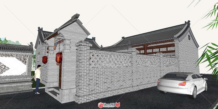 村下古建——很精细的一个古建模型