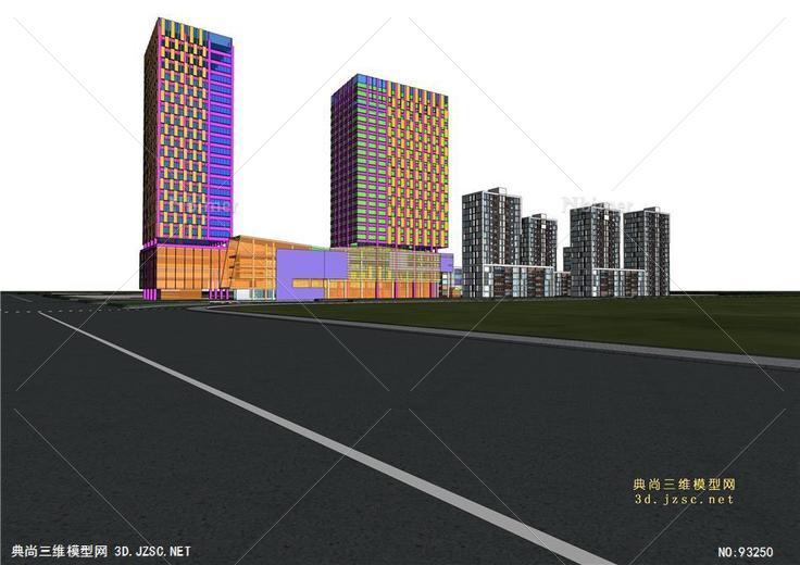 巴州香梨置业和合家园规划设计街景