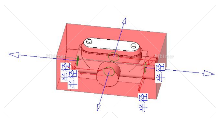 铁质导管体十字形