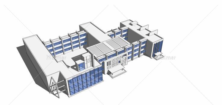 三层学校(111352)su模型下载