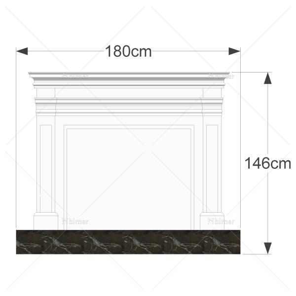 装饰工程-壁炉-Fireplace-003