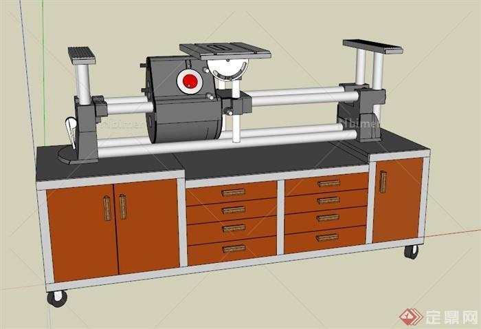 某机器柜子家具设计SU模型