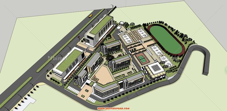 现代风格小学