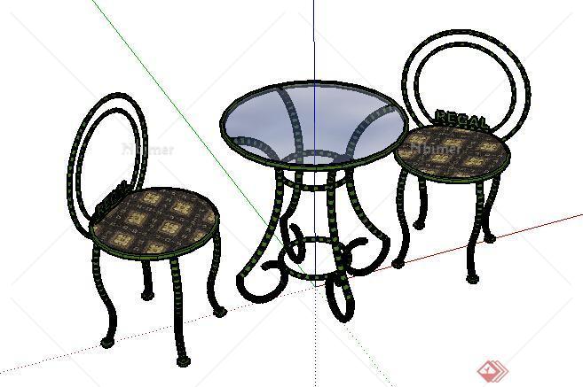 设计素材之现代座椅设计su模型