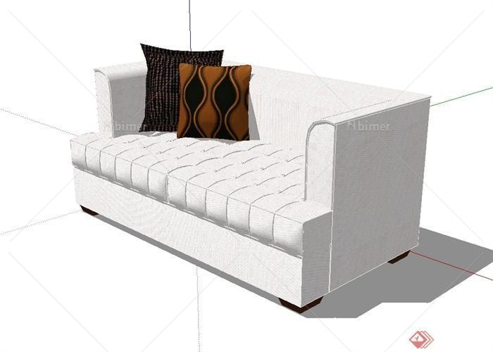 现代风格独特沙发椅设计SU模型[原创]
