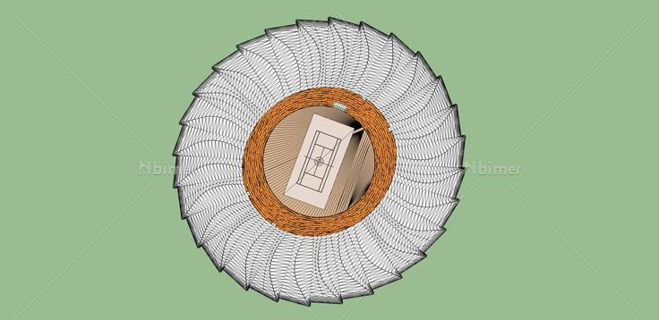 网球馆(36198)su模型下载