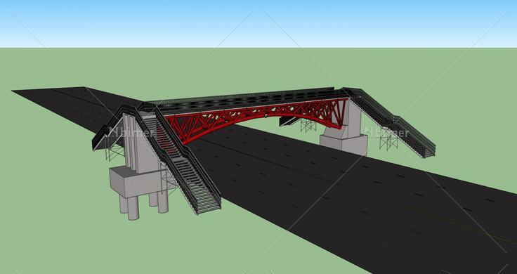 桥梁-加结构(140943)su模型下载