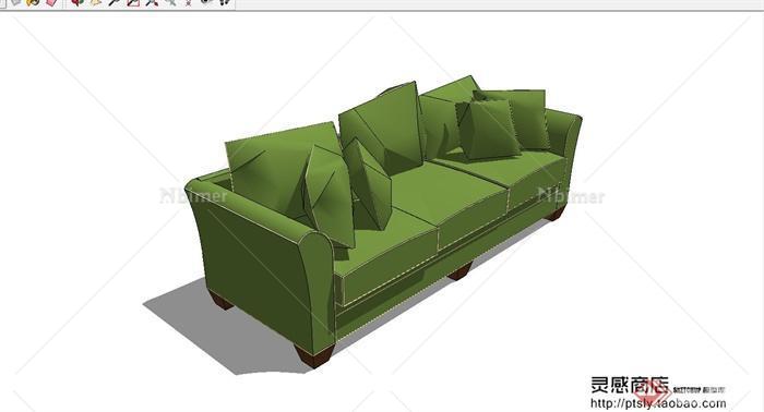 某简约现代沙发设计SU模型[原创]