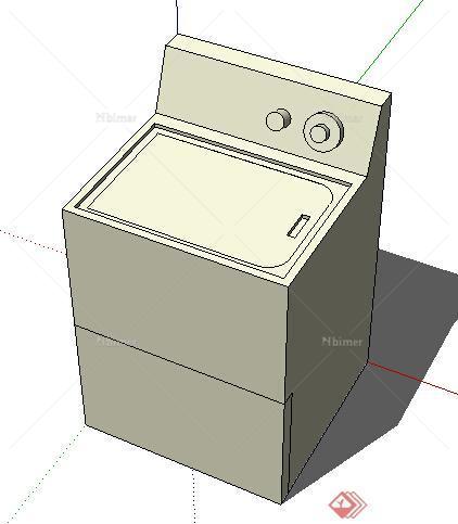 设计素材之洗衣机设计素材su模型