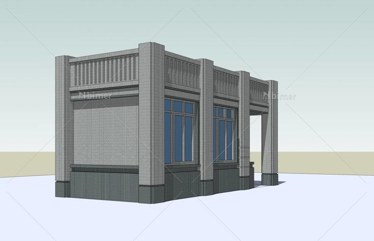 门卫房(43715)su模型下载