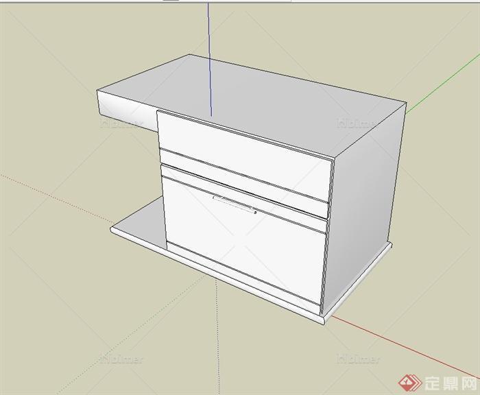某室内空间柜子设计su模型[原创]