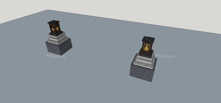 石灯笼(72597)su模型下载