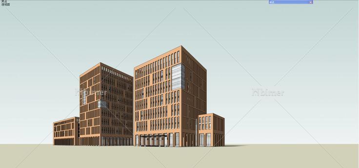 办公楼模型4(179308)su模型下载