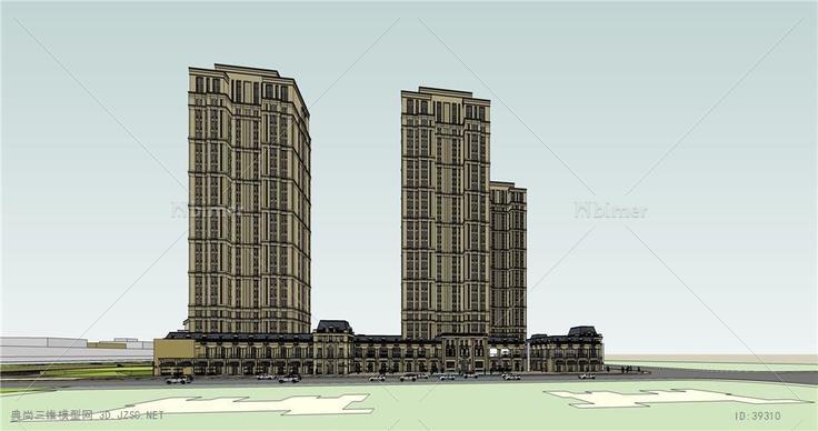 天津融创住宅 MAOsu模型