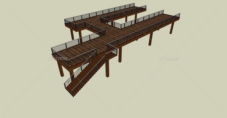 景观-看台(74760)su模型下载