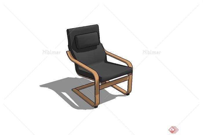 办公室座椅设计su模型[原创]