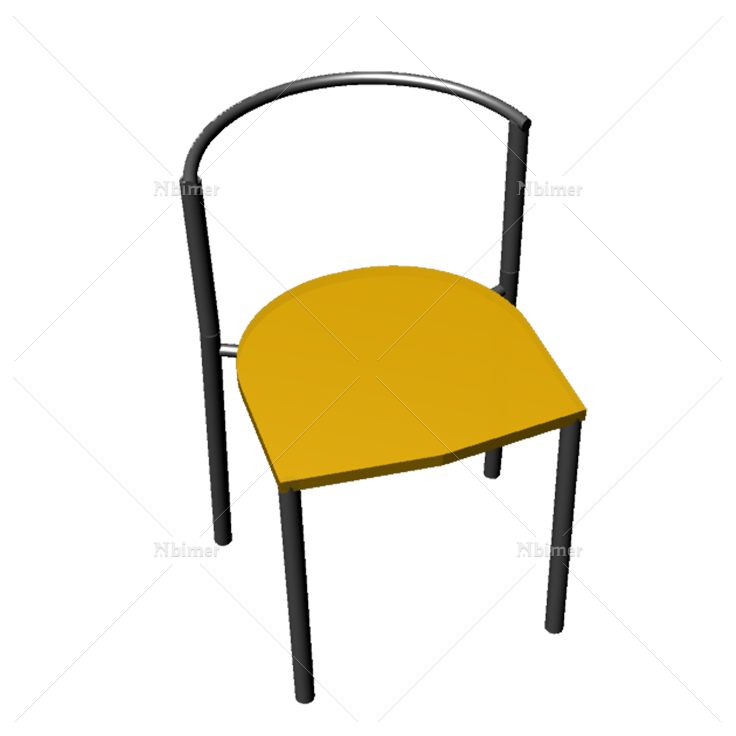 黄色金属椅