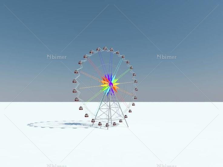 摩天轮11(169905)su模型下载