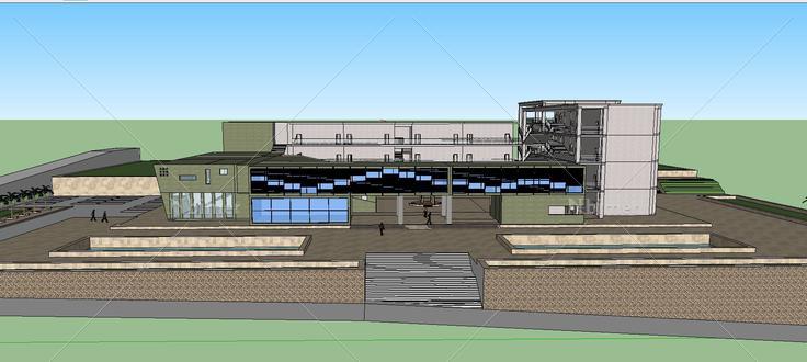 高校教学楼(82520)su模型下载