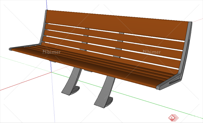 某现代风格园林景观坐凳SU模型素材合集