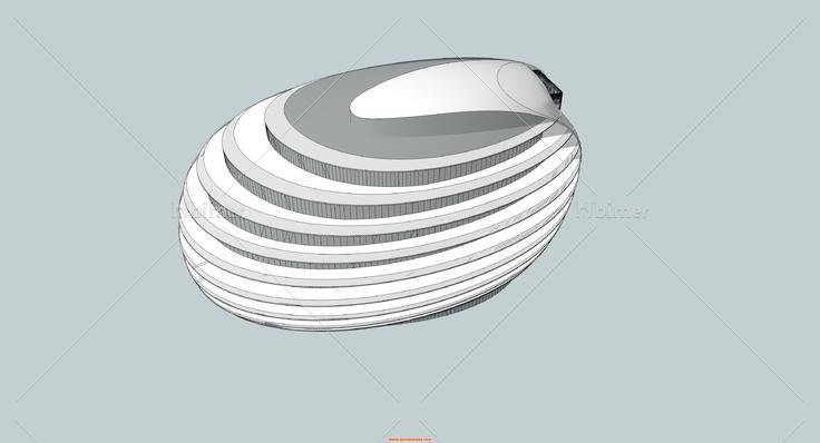 小发一个自建半球展览馆模型