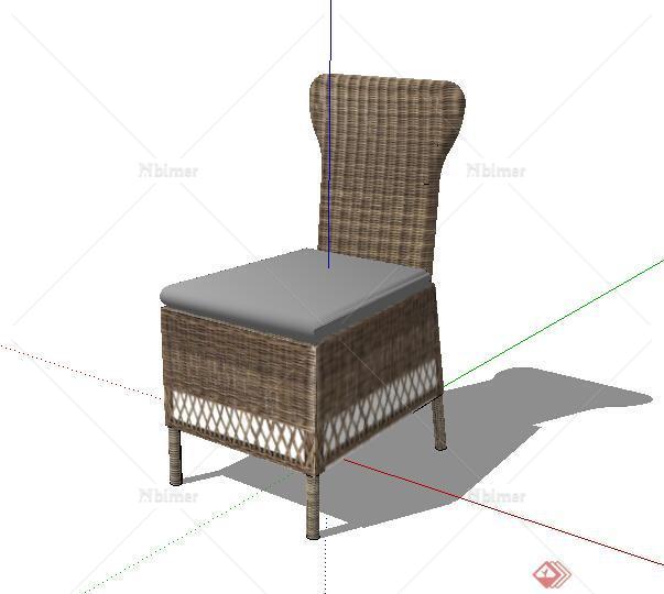 某室内沙发坐凳SU模型素材