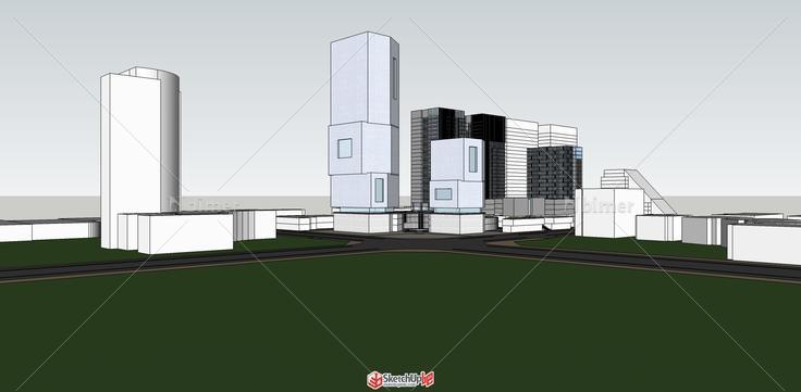 办公综合体模型分享
