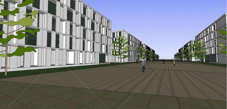 利比亚某城市综合体项目SketchUp模型(140182)su