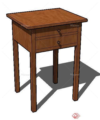 设计素材之家具 桌子设计方案su模型3