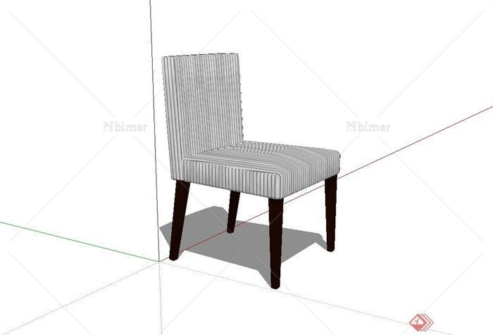 某现代风格室内座椅设计su模型