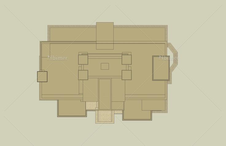 欧式多层住宅楼(38153)su模型下载