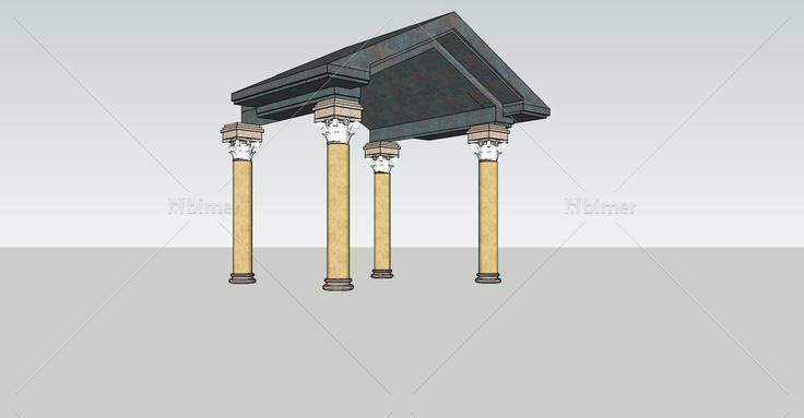 建筑构件-门头(74211)su模型下载