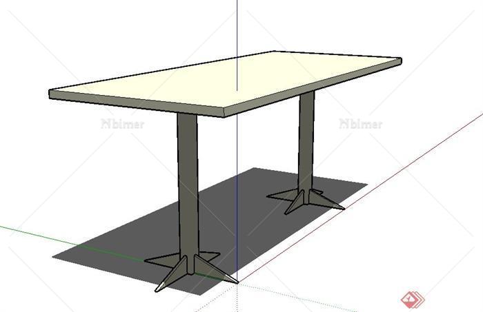 室内多款桌子设计SU模型