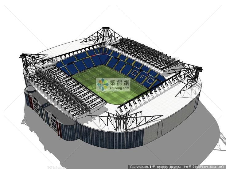 体育运动场SU模型