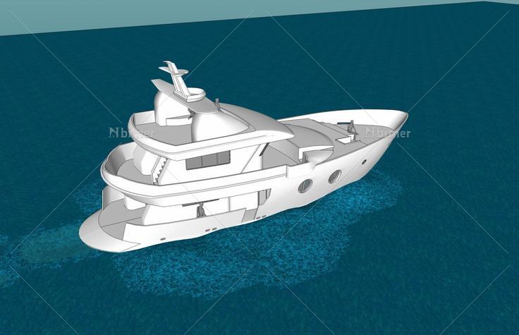 轮船(52413)su模型下载