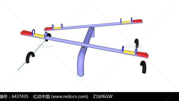 翘翘杆器材模型