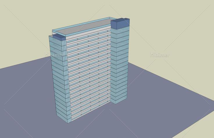 现代高层办公楼(51574)su模型下载