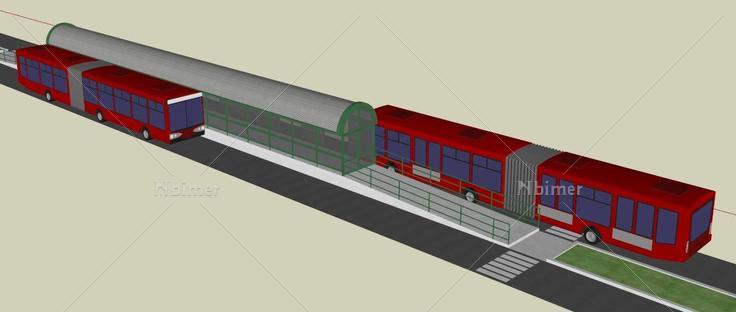 BRT车站(122813)su模型下载