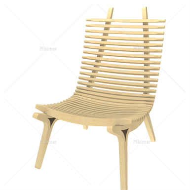 休闲木质躺椅