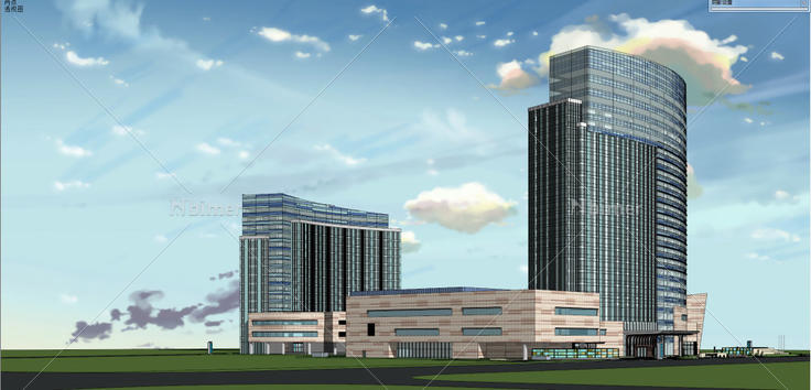 商业建筑，办公楼，综合体，22层