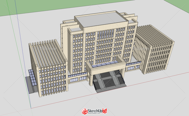 简单办公建筑，新手请多指教···