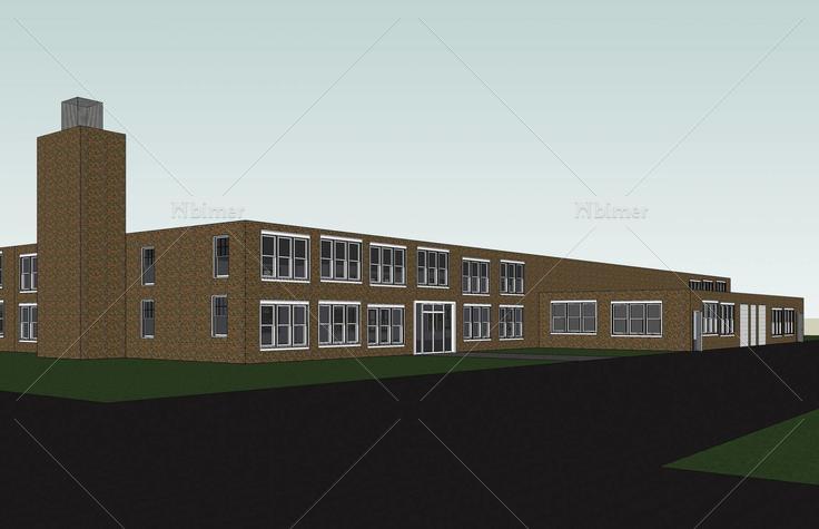 学校--中学(38073)su模型下载