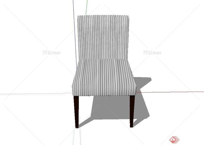 某现代风格室内座椅设计su模型