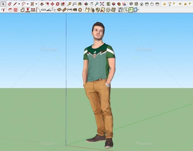 NEW!-分享应景世界杯球员3D精致SketchUp模型下载