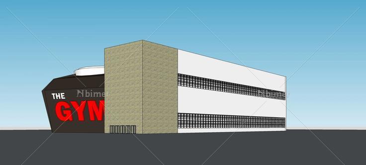 体育馆(79606)su模型下载