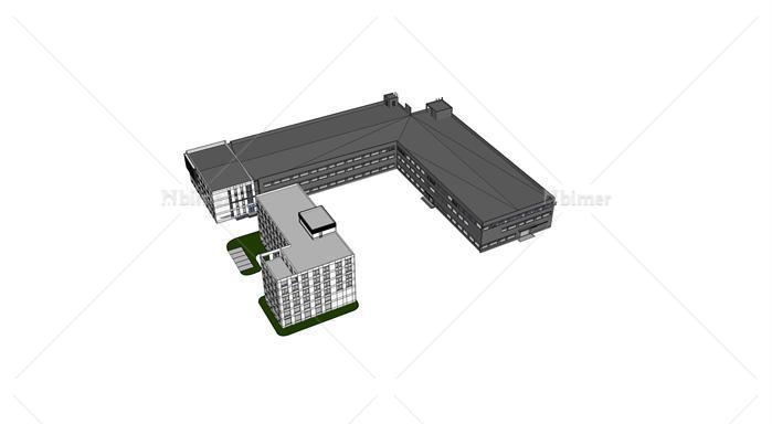 某厂区建筑设计方案（SU模型）[原创]