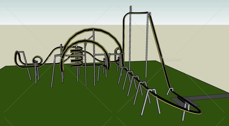 儿童游乐园设施10(109000)su模型下载