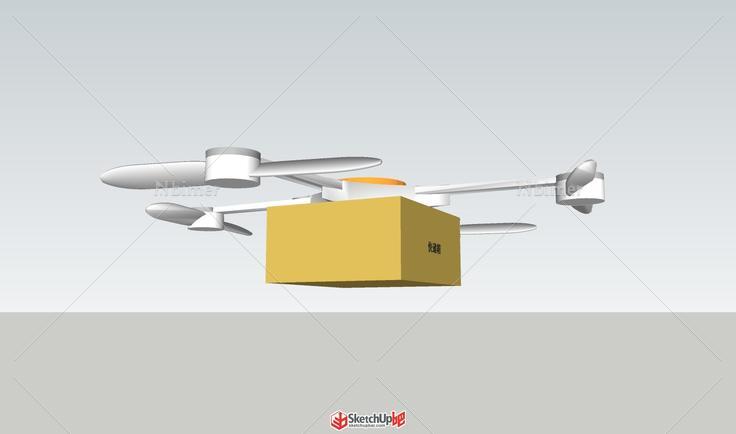 一个简单的物流无人机模型