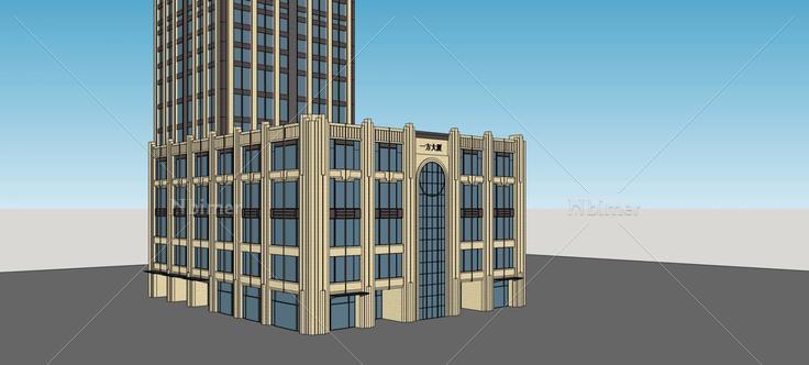 一方大厦(82242)su模型下载