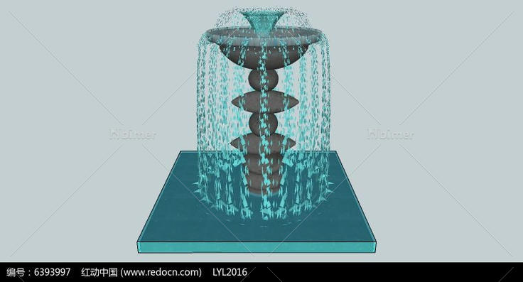 叠石喷泉水景